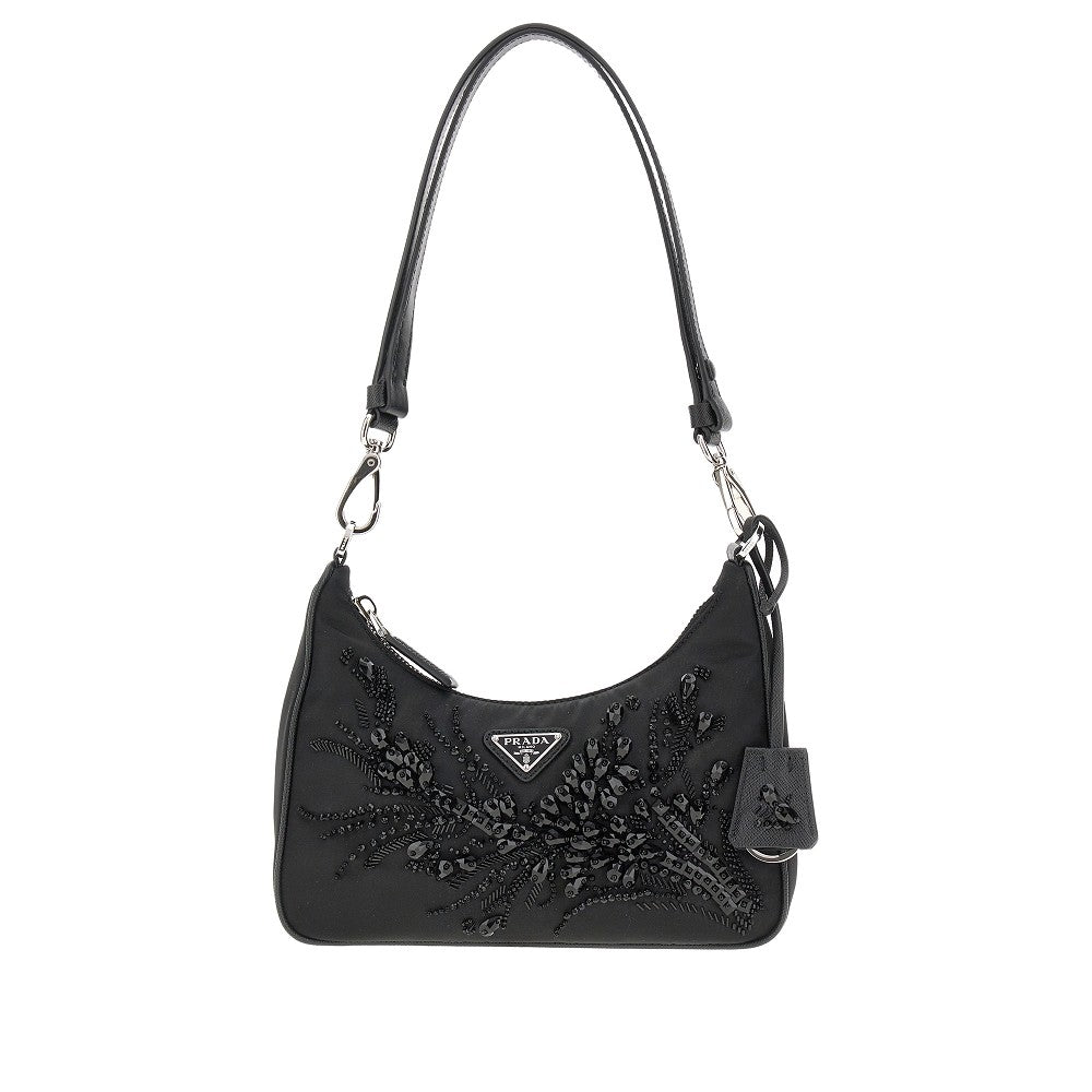 Embroidered 'Prada Re-Edition' mini bag