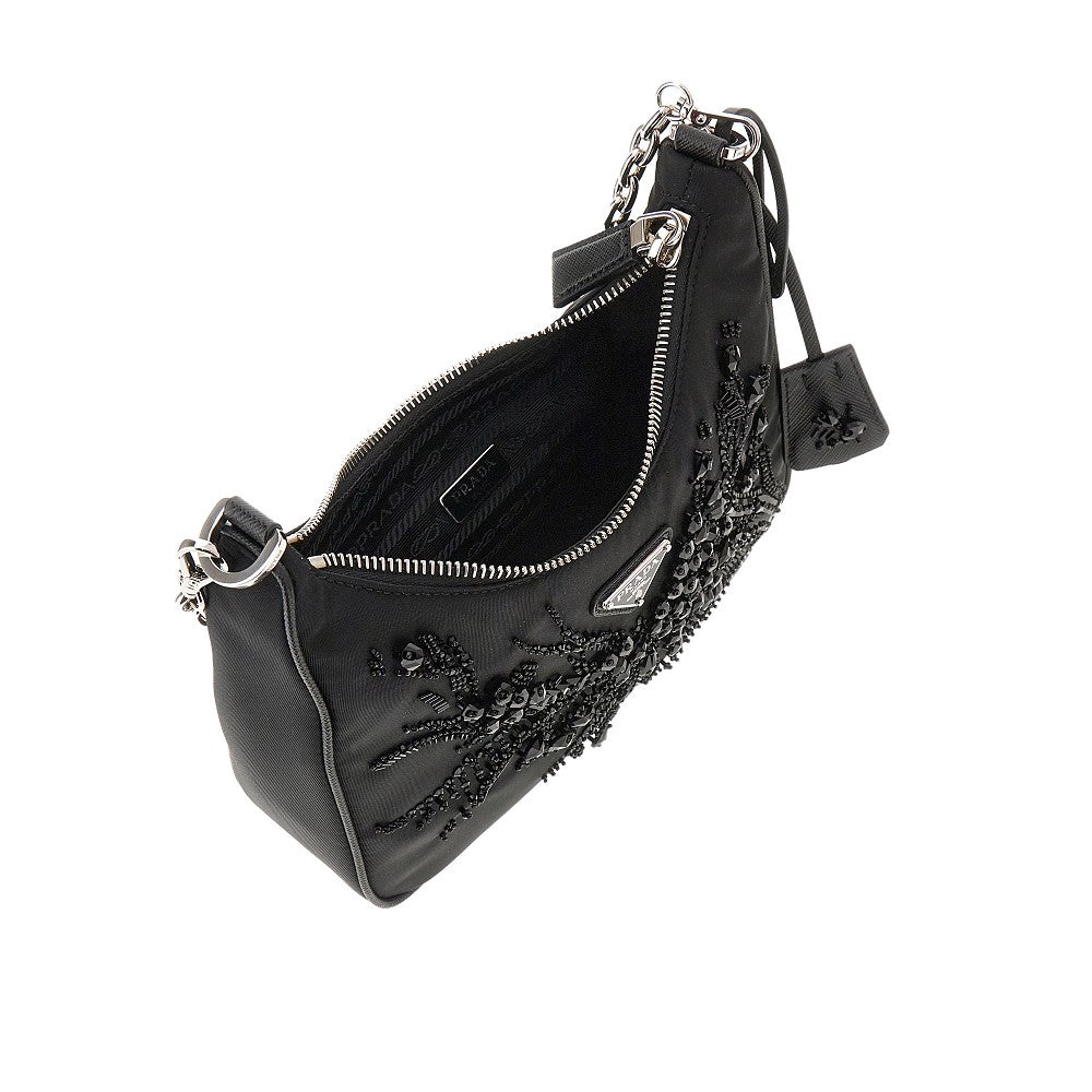 Embroidered 'Prada Re-Edition' mini bag