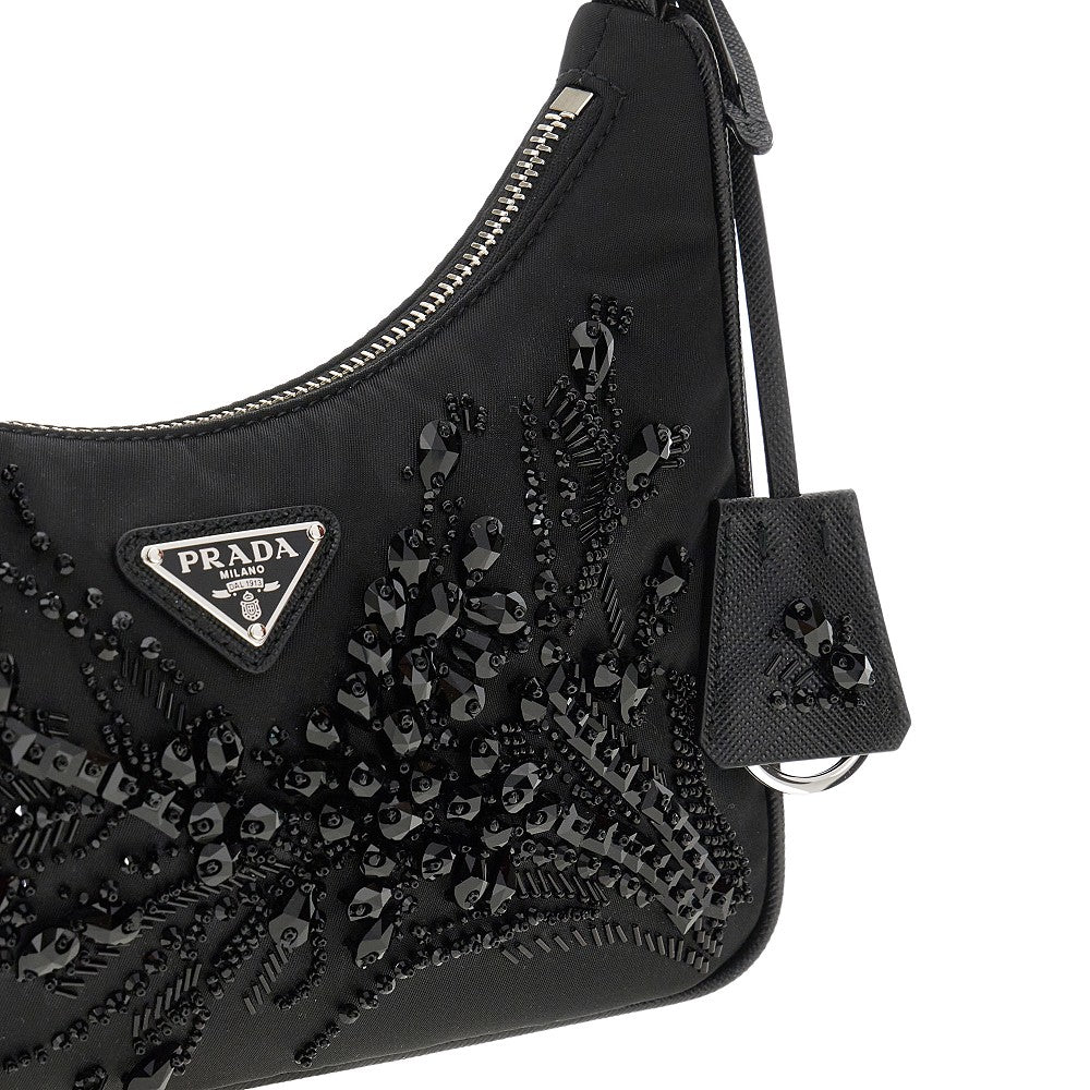 Embroidered 'Prada Re-Edition' mini bag