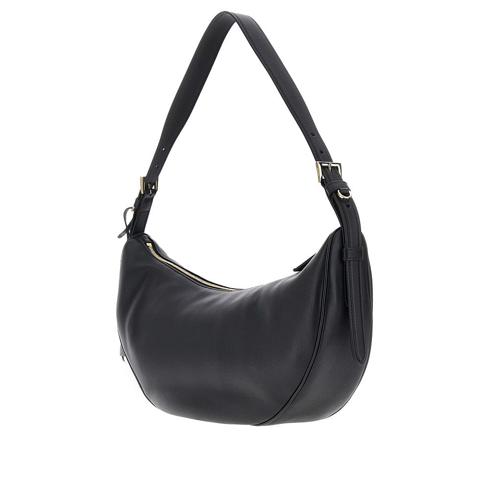 Leather large Prada Demi-lune bag