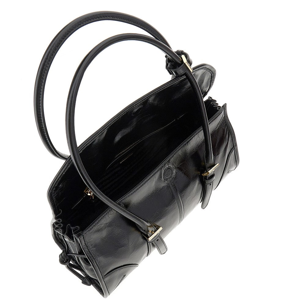 Borsa a spalla media in pelle