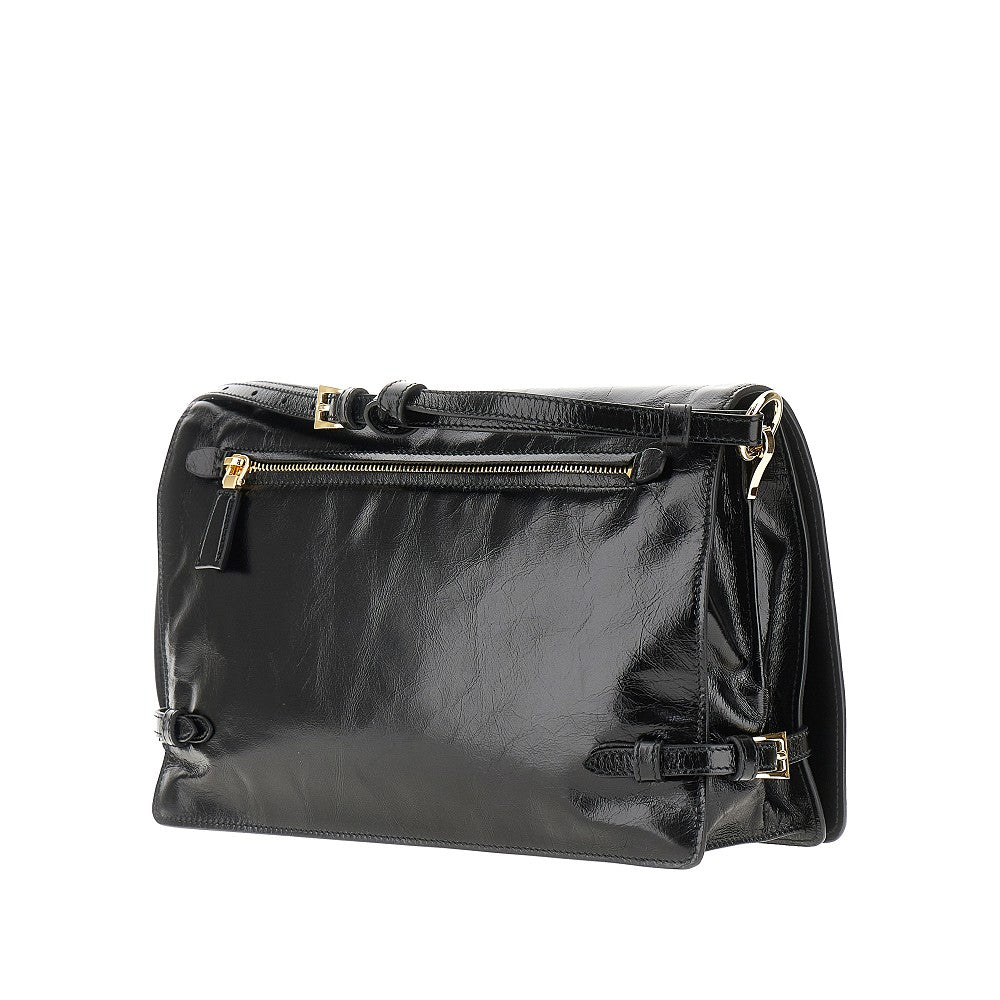 Borsa a spalla media in pelle