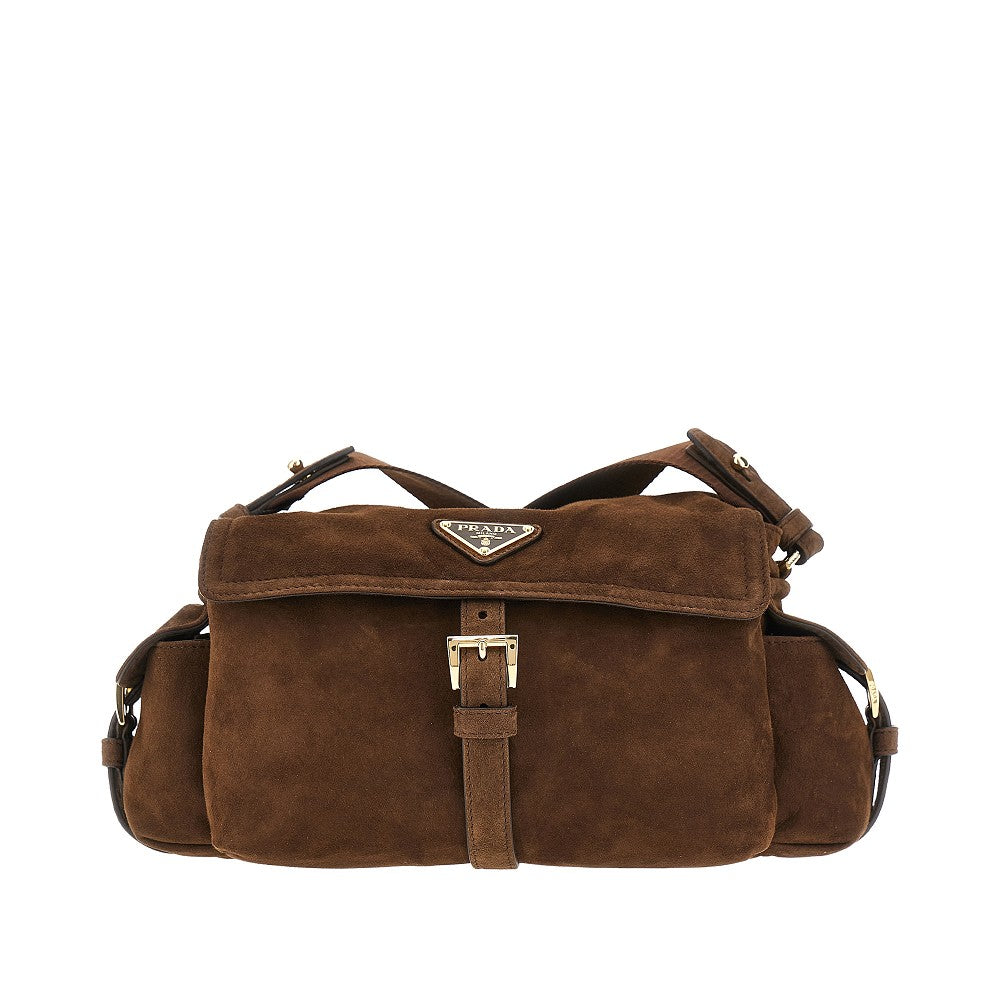 Borsa 'Prada Explore' media in suede