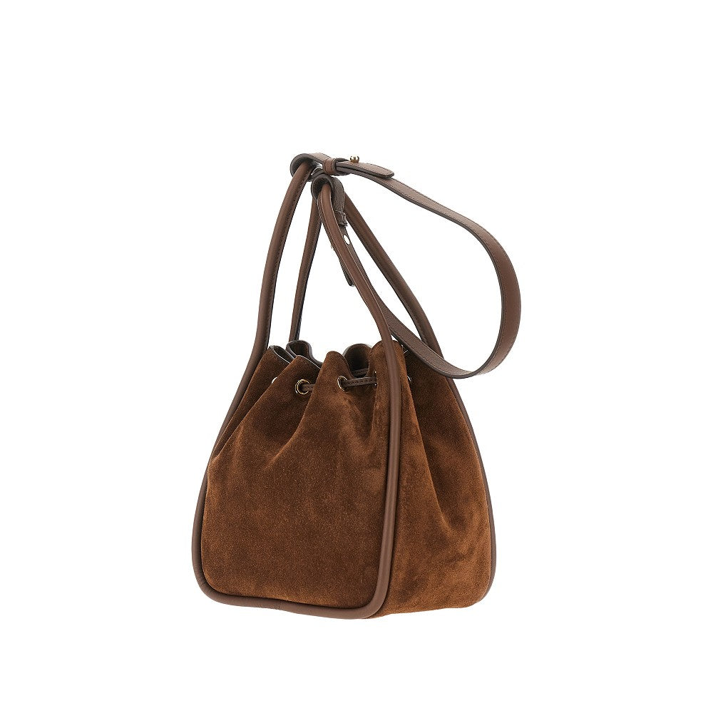 【関税&送料込】Prada Prada Darling Mini Bucket Bag In Suede Prada 'prada darling' mini bucket bag available on julian