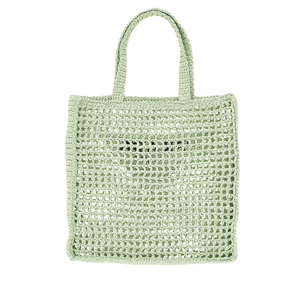 Raffia tote bag