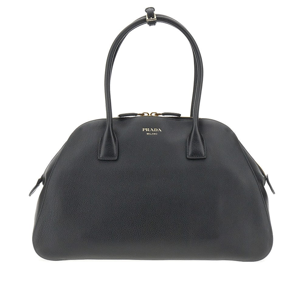 Borsa shopping media in pelle