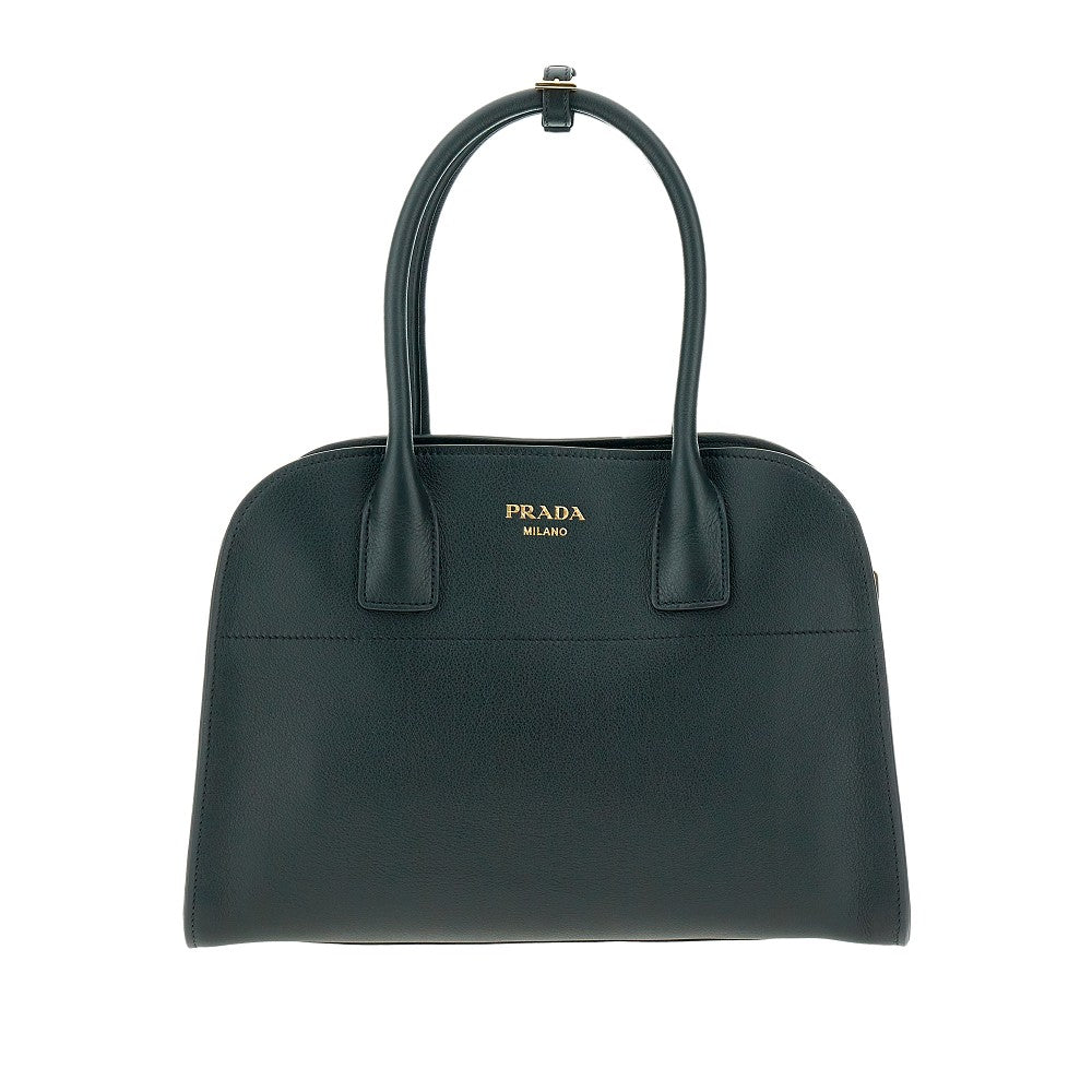 Borsa shopping media in pelle