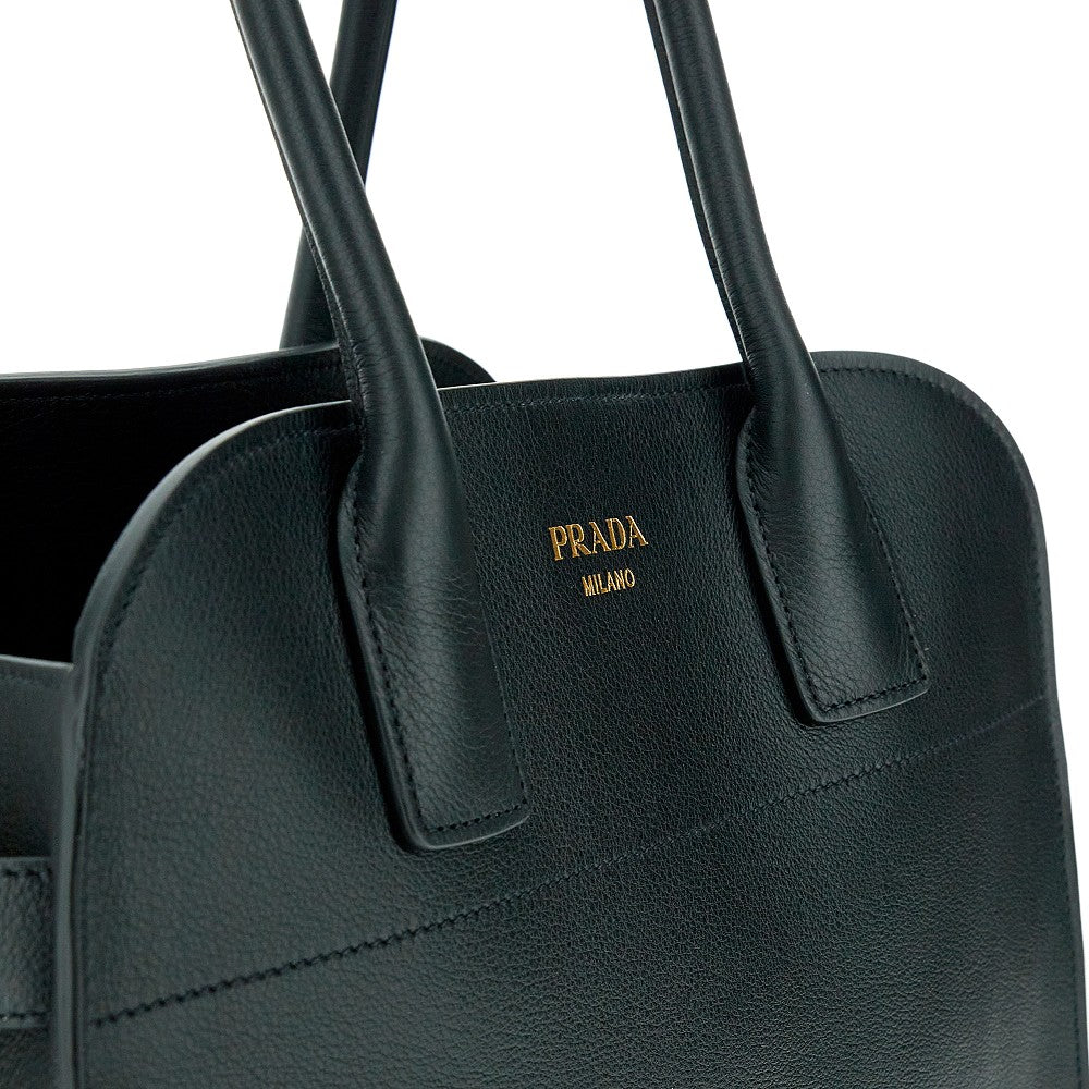 Borsa shopping media in pelle