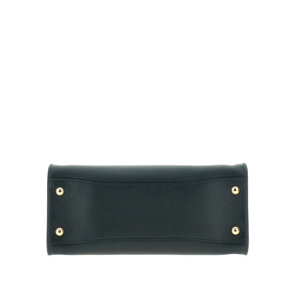 Borsa shopping media in pelle