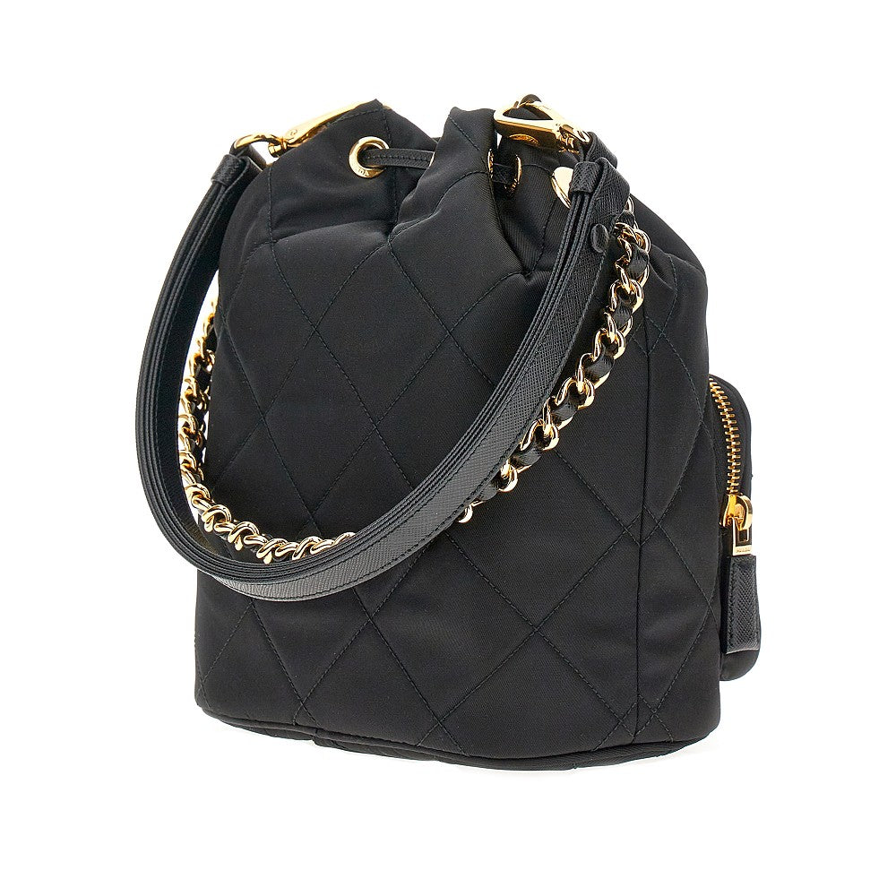 Borsa secchiello 'Prada Duet' in Re-Nylon