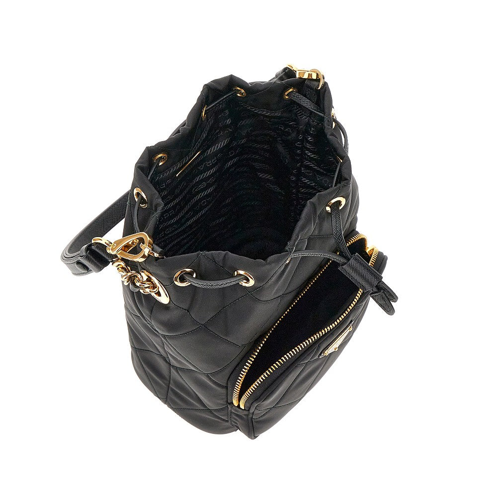 Borsa secchiello 'Prada Duet' in Re-Nylon