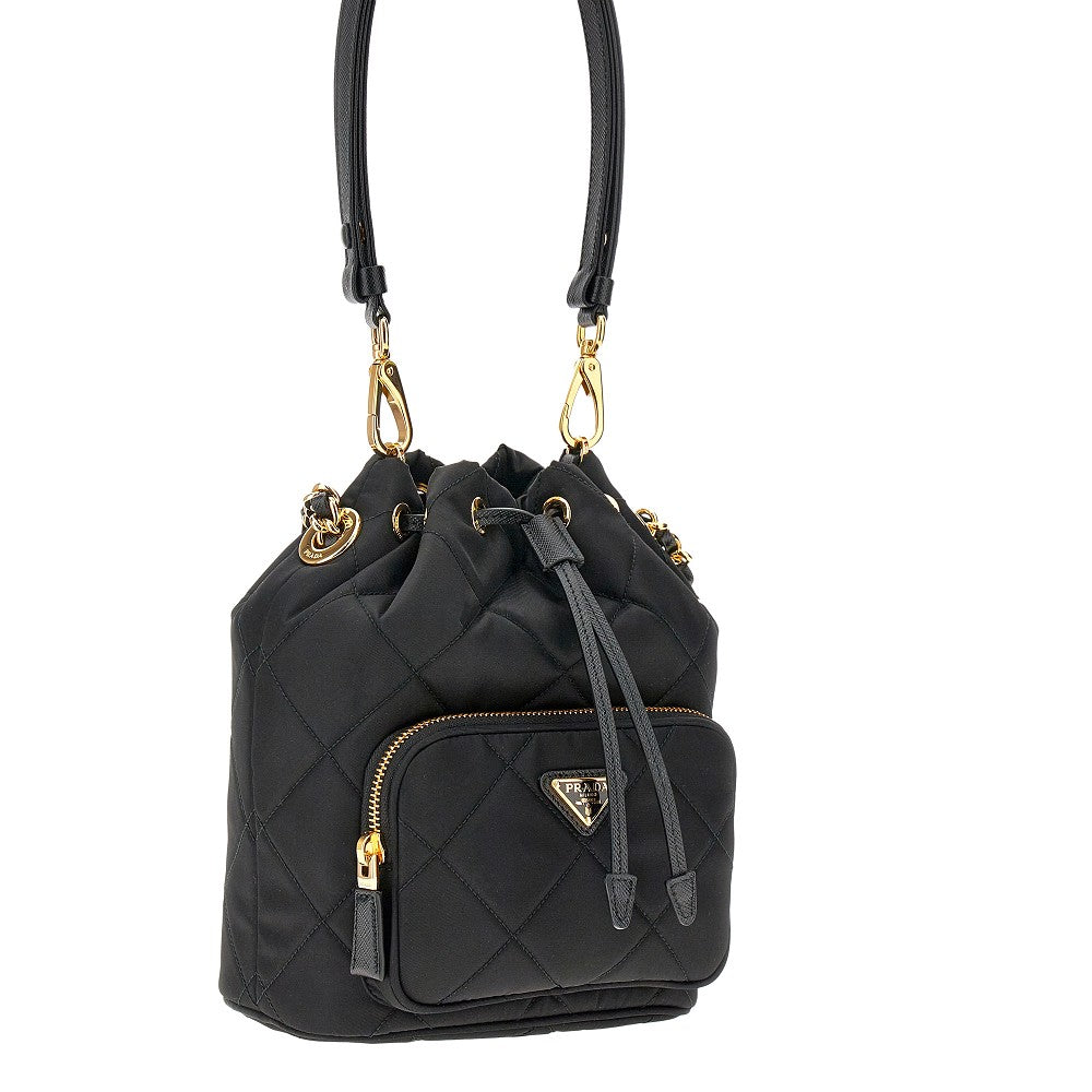 Borsa secchiello 'Prada Duet' in Re-Nylon