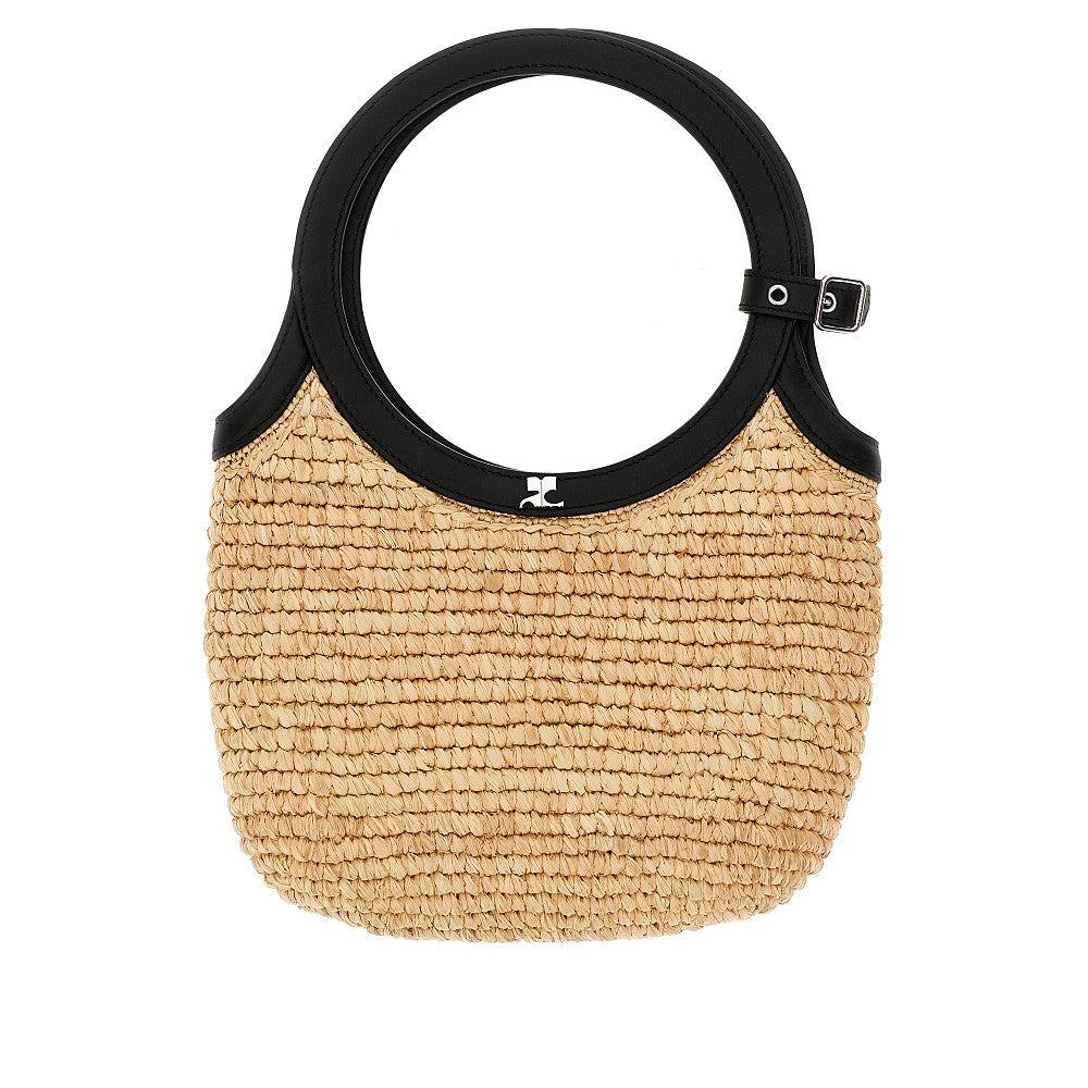 'Holy' raphia bag