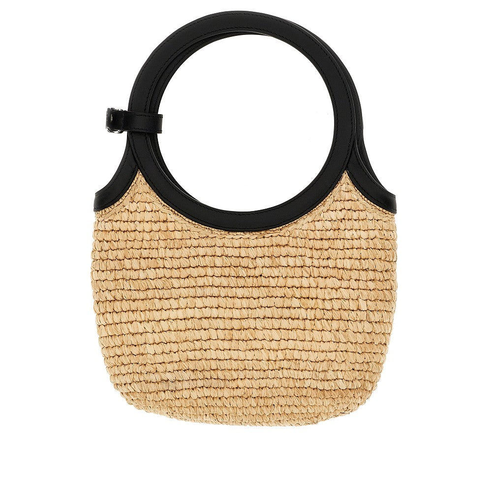 'Holy' raphia bag
