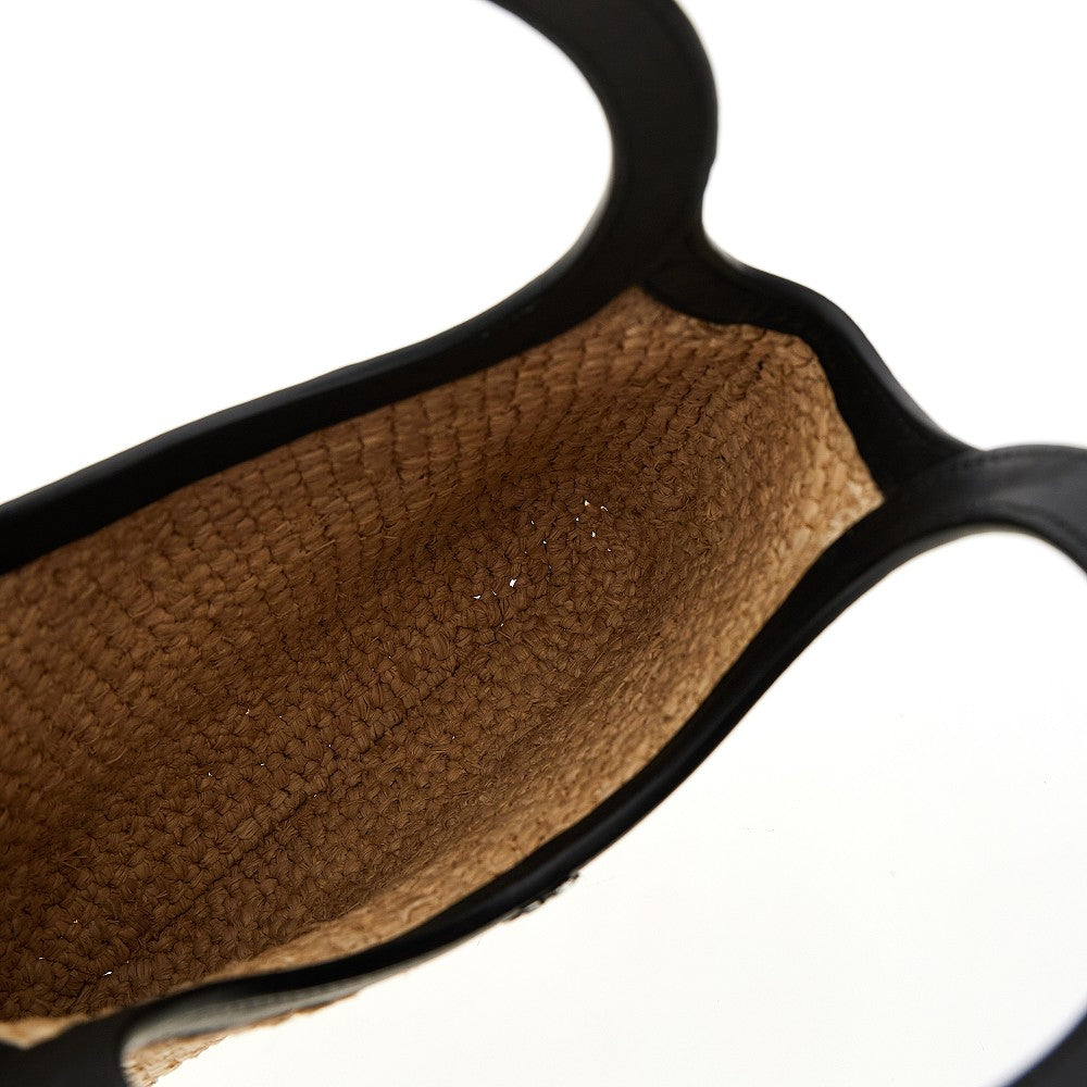 'Holy' raphia bag