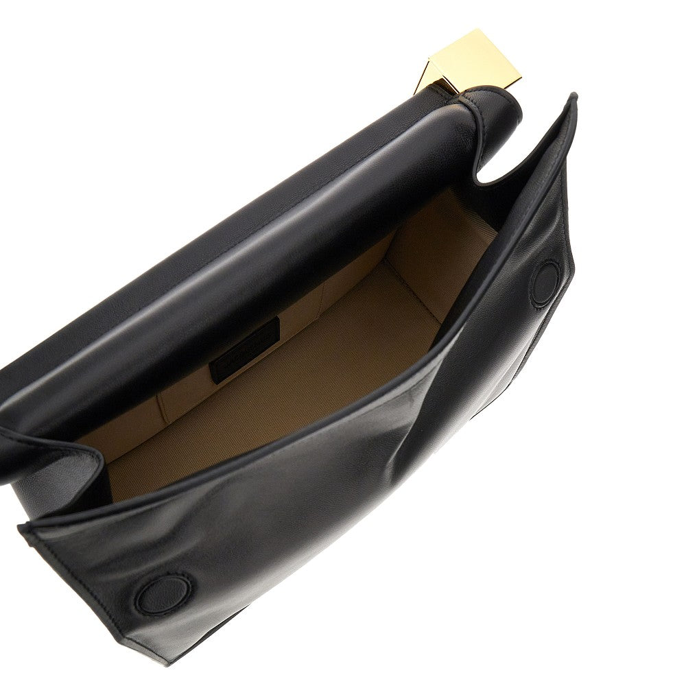 Nappa leather 'Rond Carré' clutch