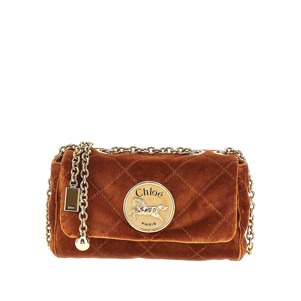 Small 'Chloé Heritage' velvet bag