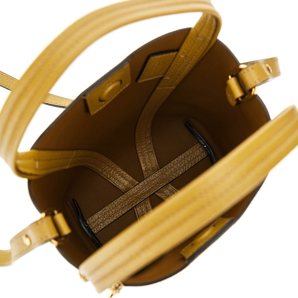 Suede leather small 'Chloé Spin' tote bag