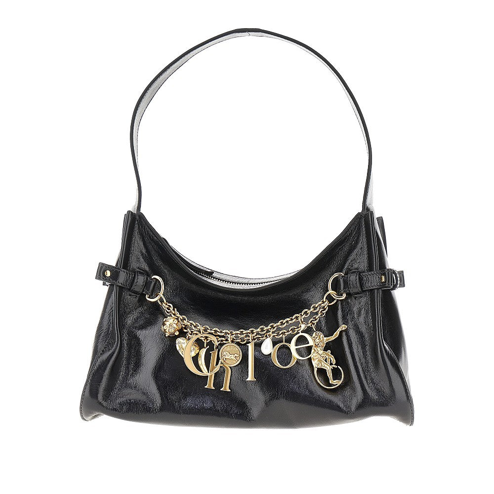 'Chloé Charms' leather shoulder bag