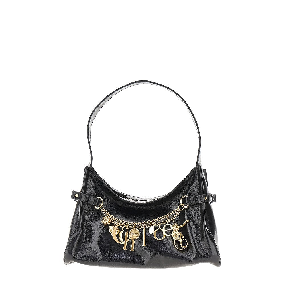 'Chloé Charms' leather shoulder bag