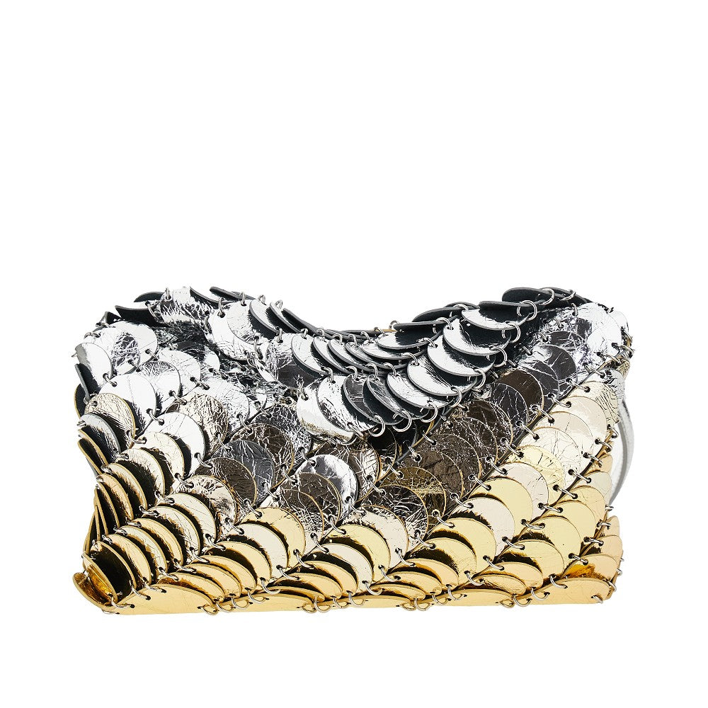 'Paco' metallized leather bag