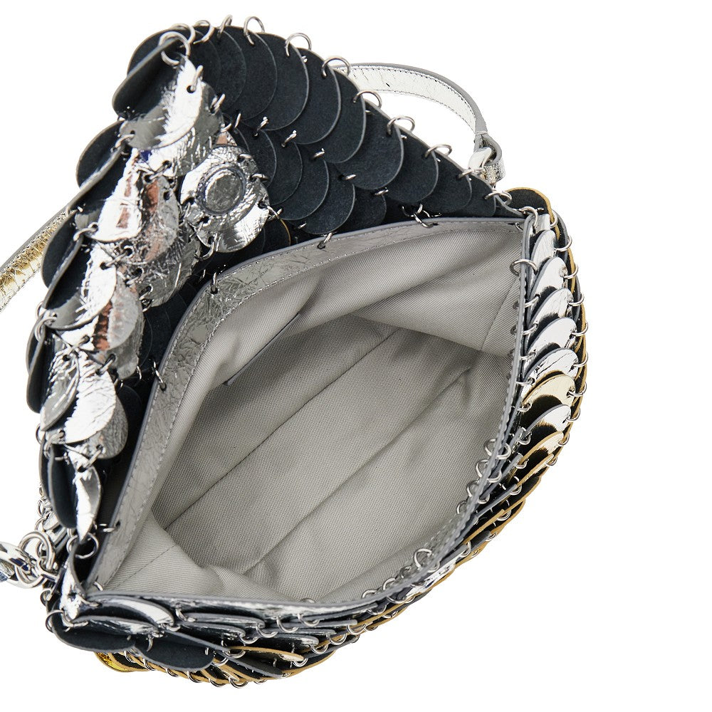 'Paco' metallized leather bag