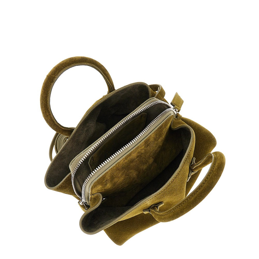Suede leather mini 'La Passeggiata' bag