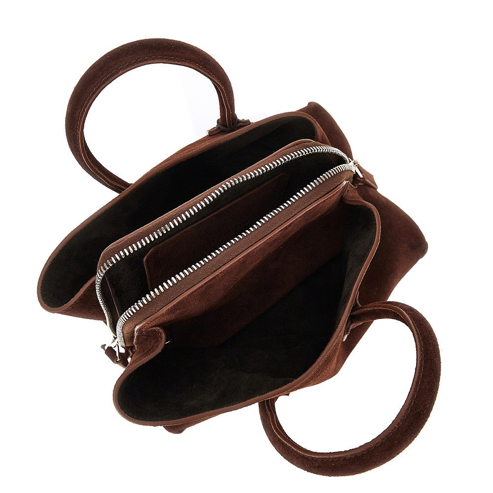 Suede leather mini 'La Passeggiata' bag