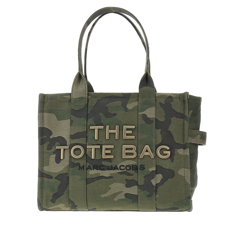 Camouflage canvas The Large Tote bag