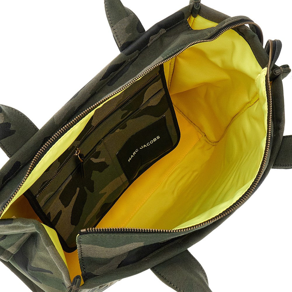 Camouflage canvas The Large Tote bag