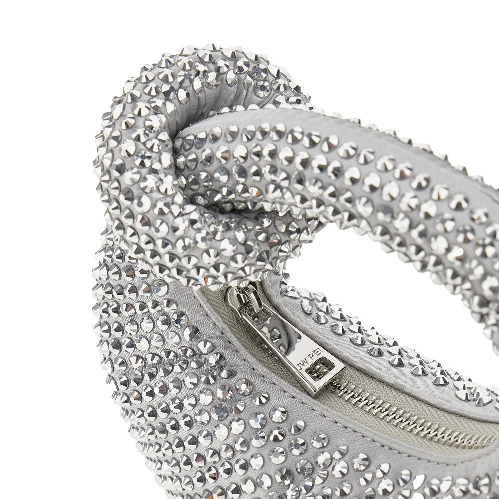 Mini bag 'Abacus' con strass