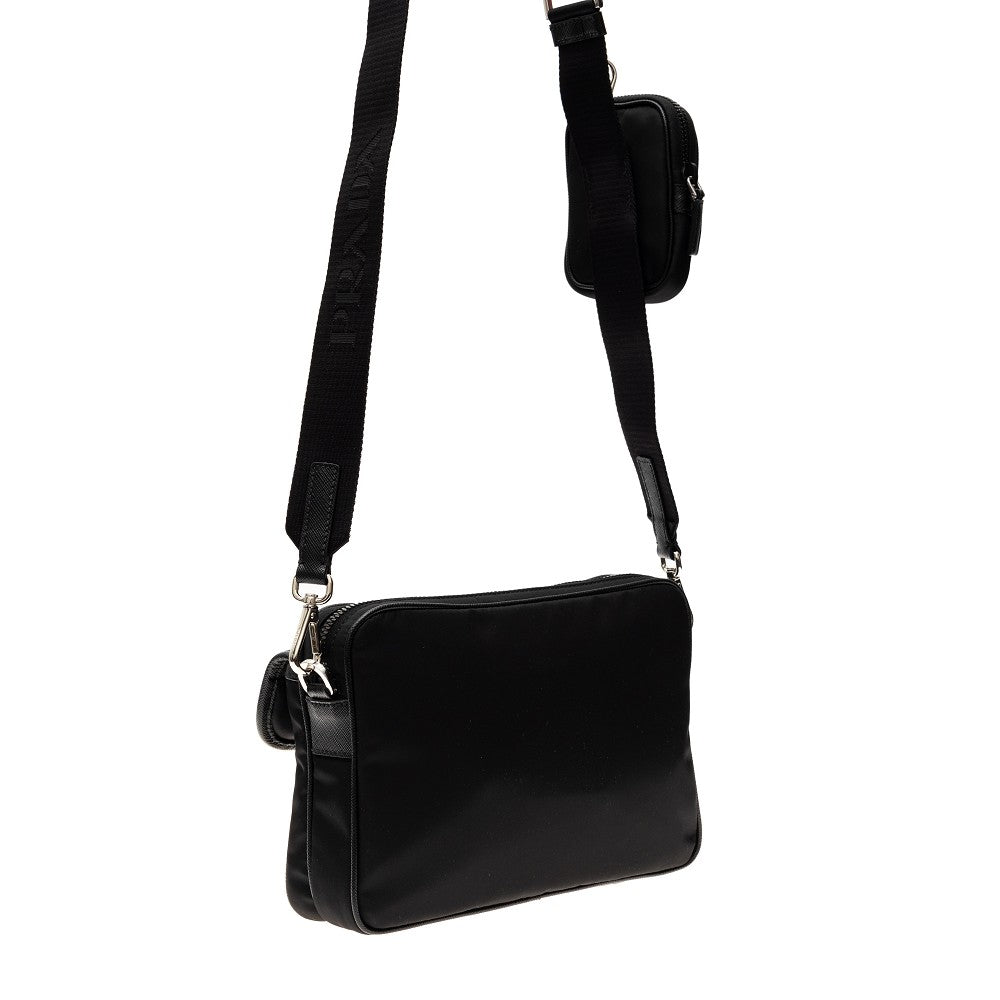 Borsa a tracolla in Re-Nylon