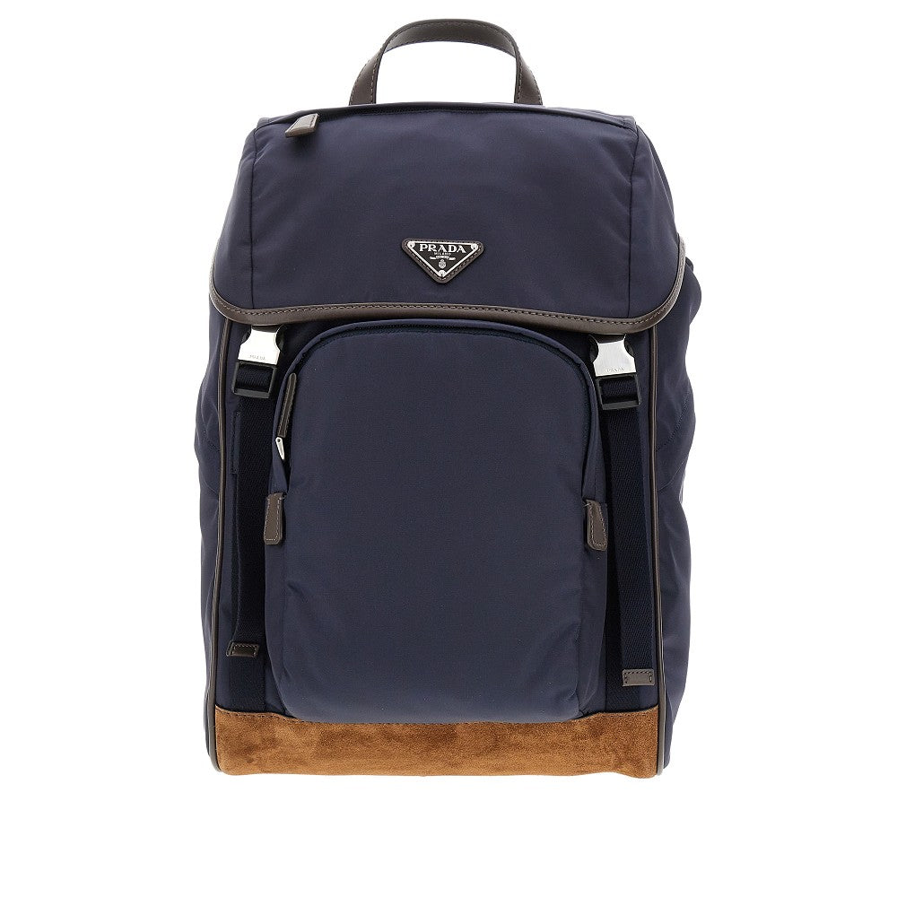 Zaino in Re-Nylon con logo triangolo