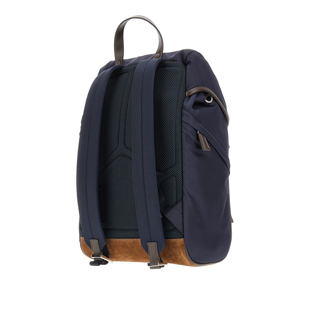 Zaino in Re-Nylon con logo triangolo