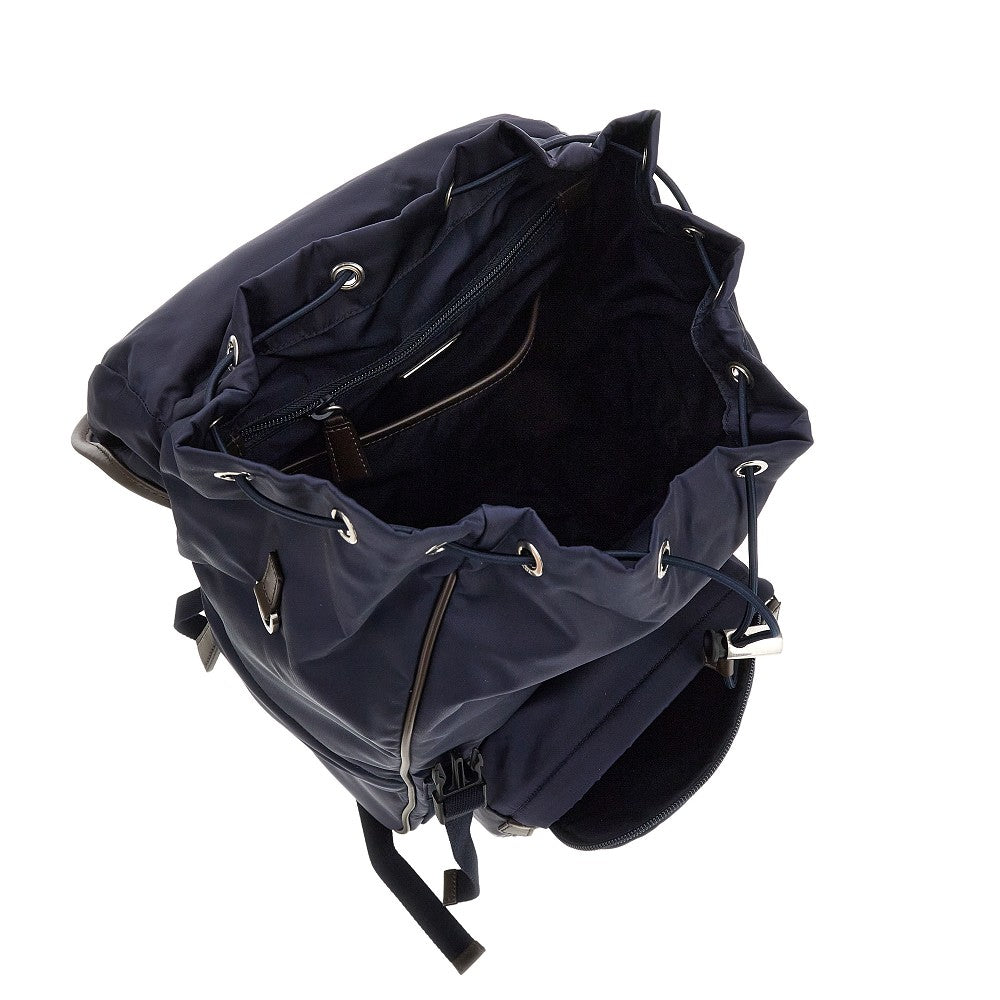 Zaino in Re-Nylon con logo triangolo