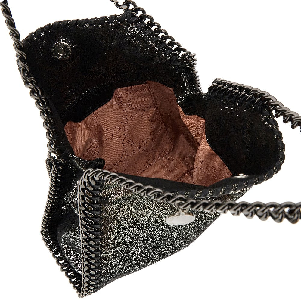 Metallized mini Falabella bag