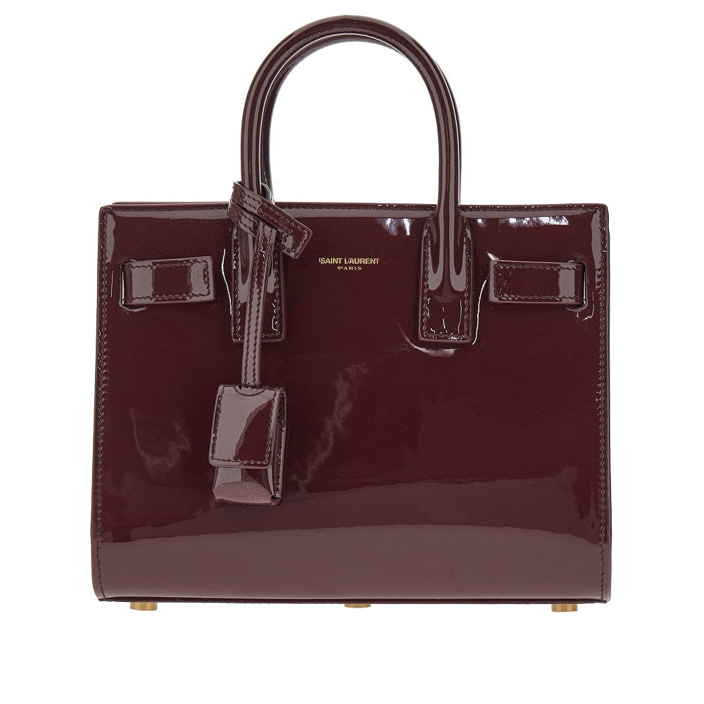 Patent leather nano 'San de Jour' bag