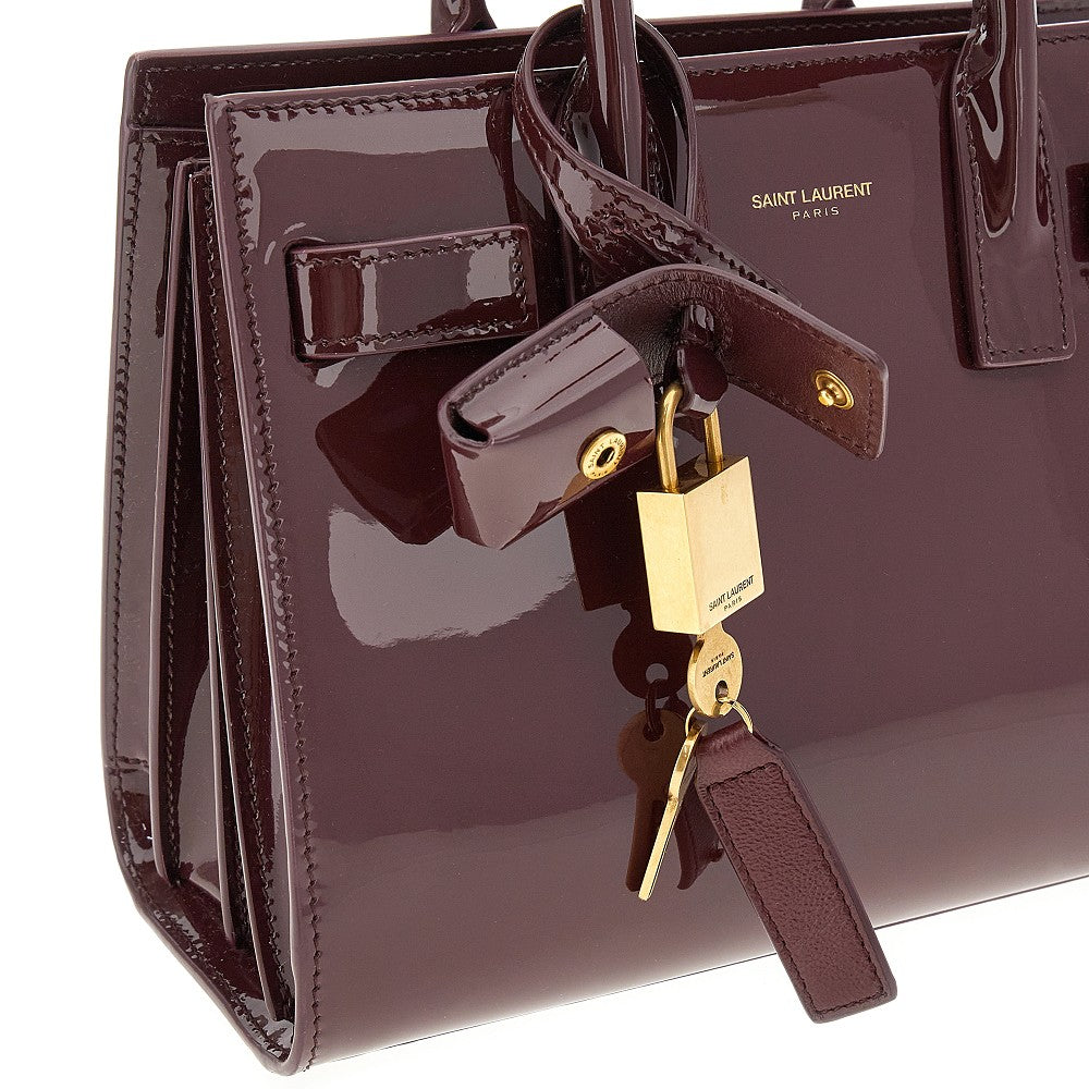 Patent leather nano 'San de Jour' bag