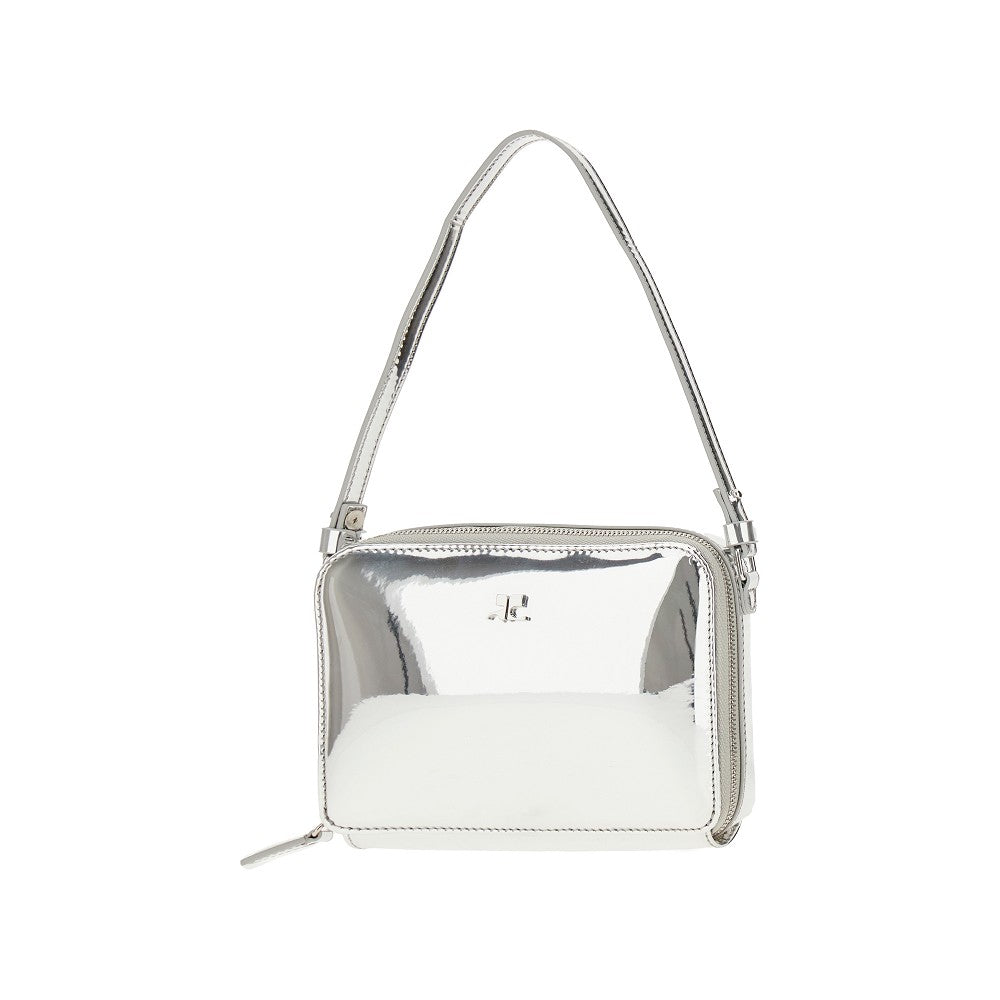 Mini bag 'Cloud' in ecopelle metallizata