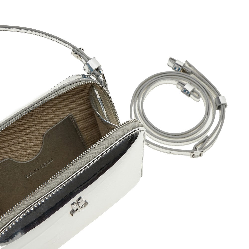 Mini bag 'Cloud' in ecopelle metallizata