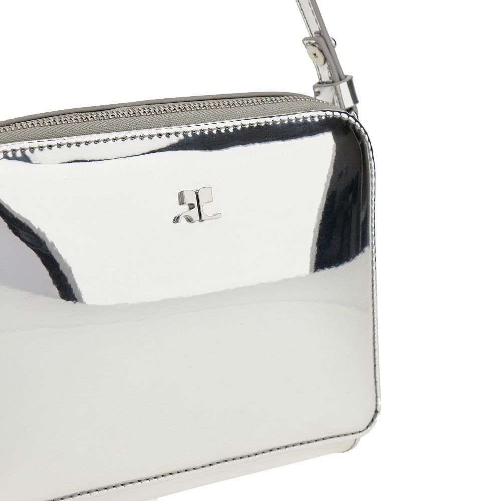 Mini bag 'Cloud' in ecopelle metallizata
