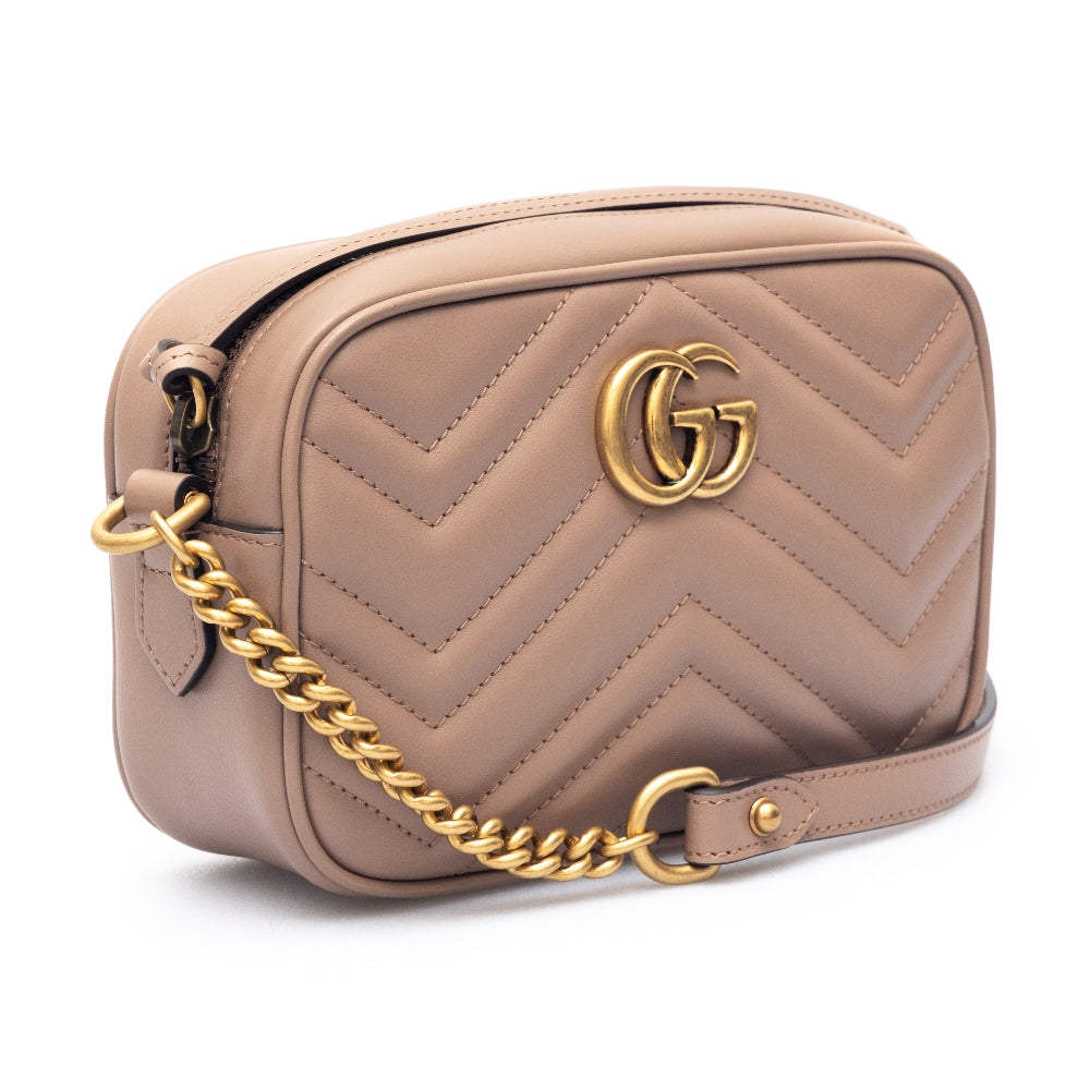 Quilted leather GG Marmont bag