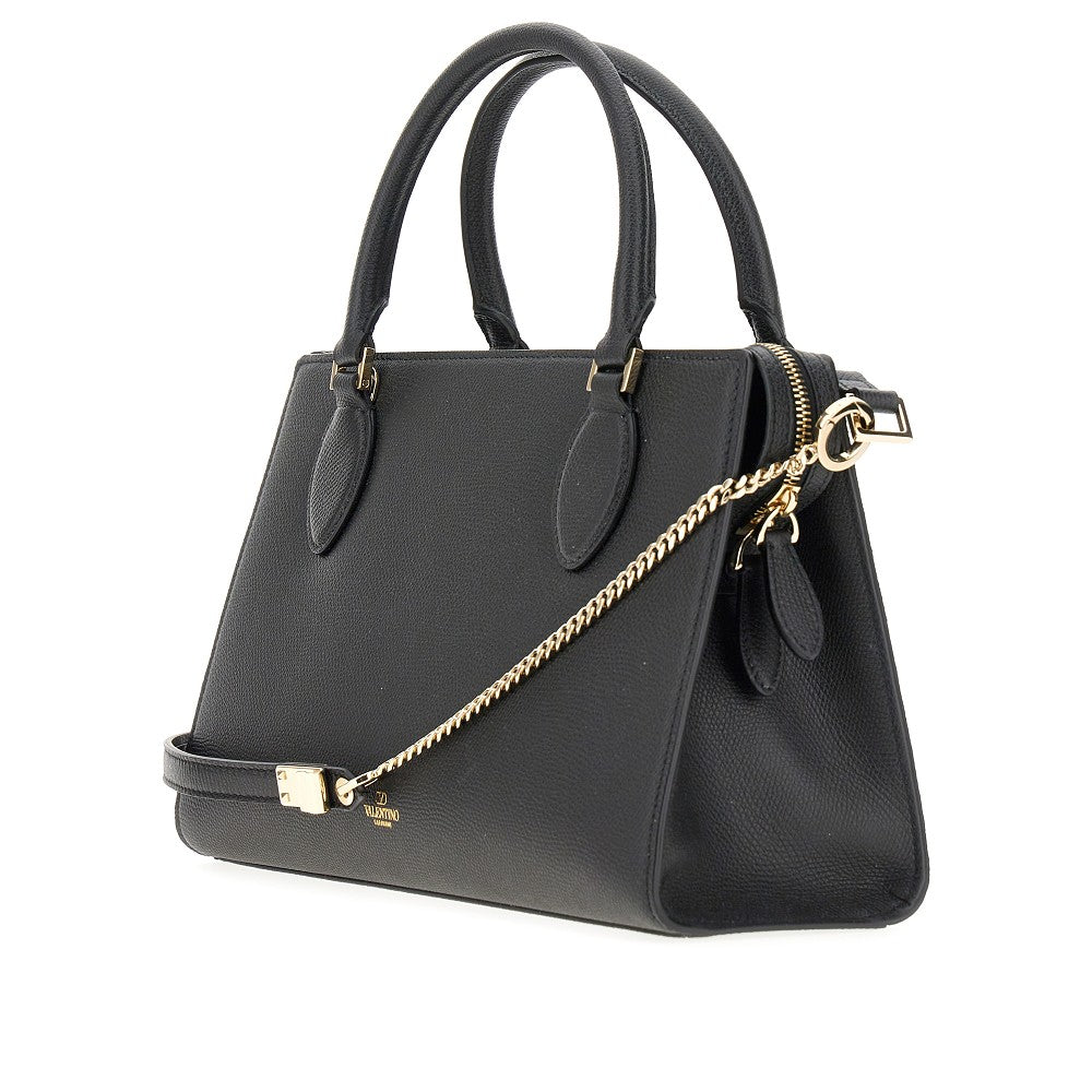 Borsa 'VLogo Signature' in pelle grain