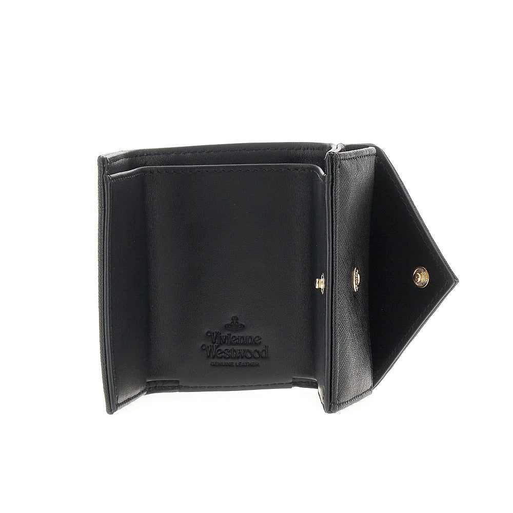 Mini portafoglio 'Envelope' in pelle Saffiano