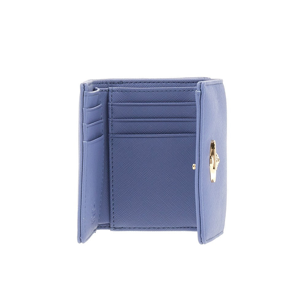 Faux leather small 'Frame' wallet