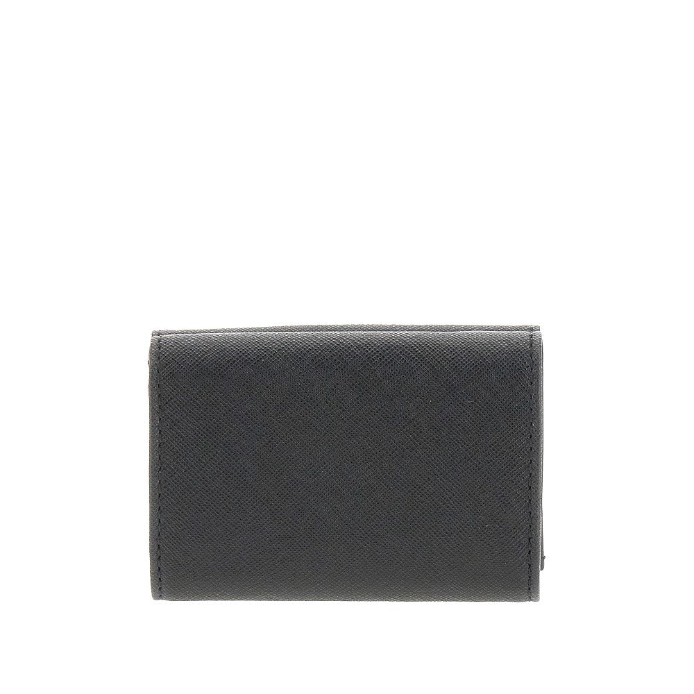 Faux leather small 'Frame' wallet