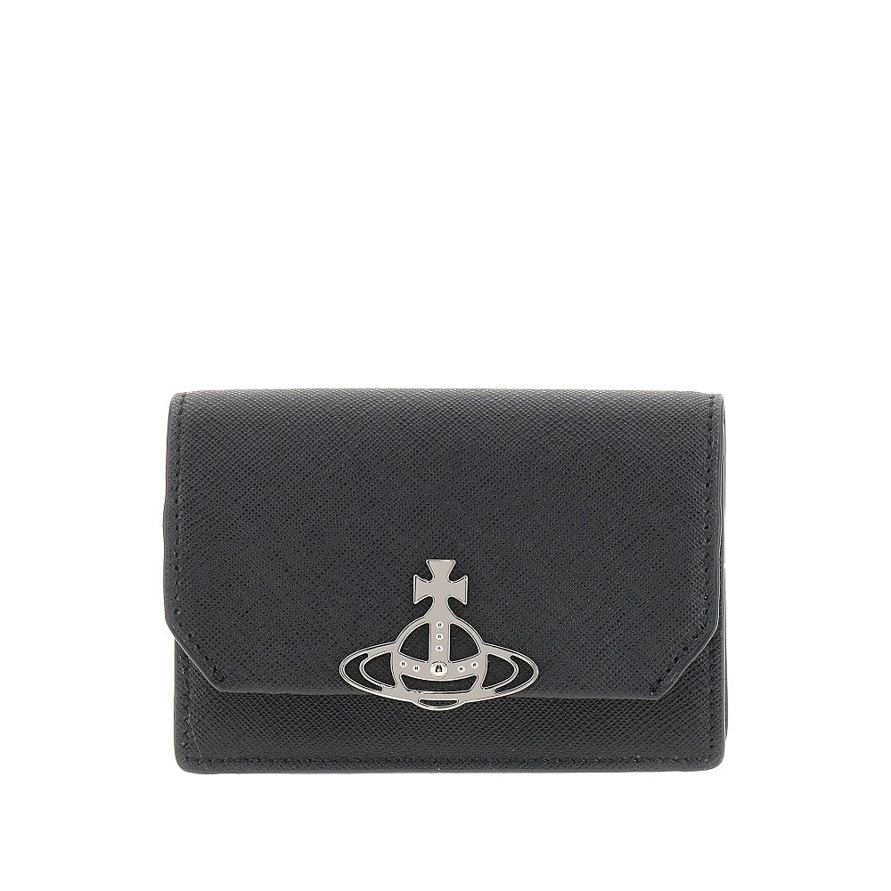 Saffiano leather business cardholder