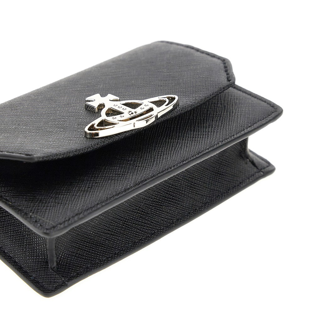 Saffiano leather business cardholder