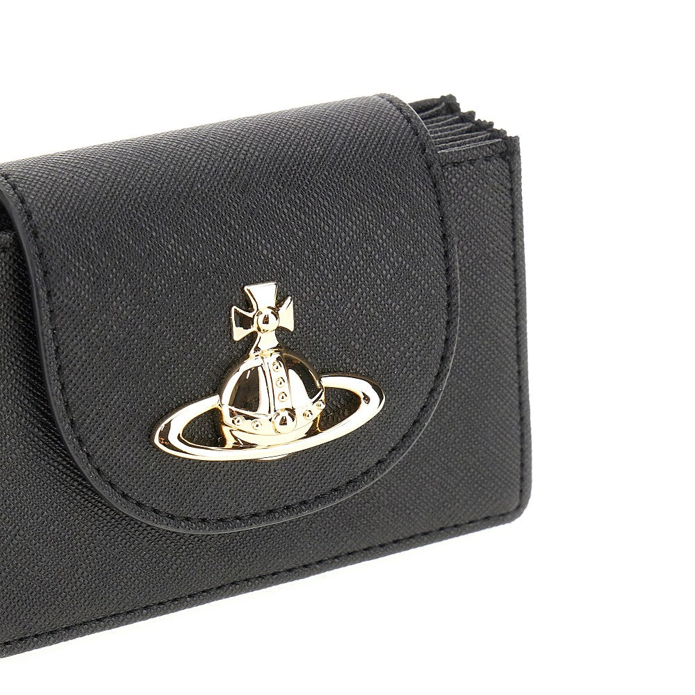 Portacarte in pelle Saffiano