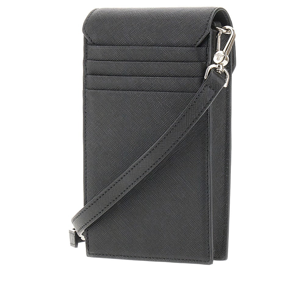 Mini bag porta telefono in pelle Saffiano